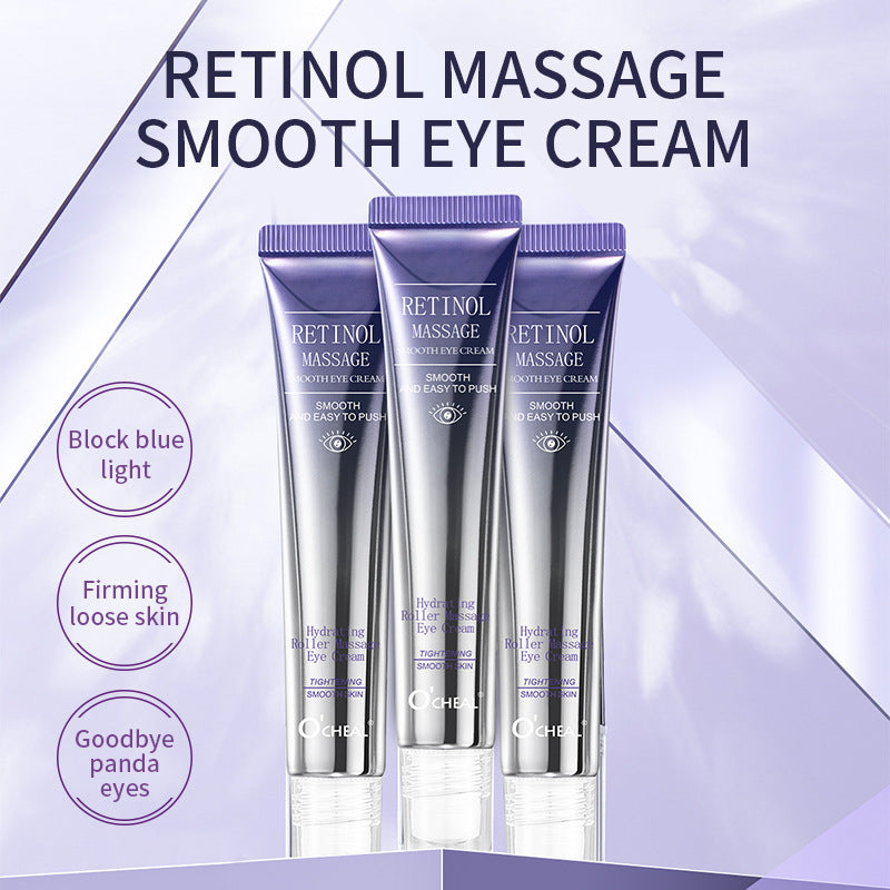 Rolling eye cream, eye massage, moisturizing, hydrating, nourishing eye essence, reducing eye wrinkles and bags - Premium Product Image