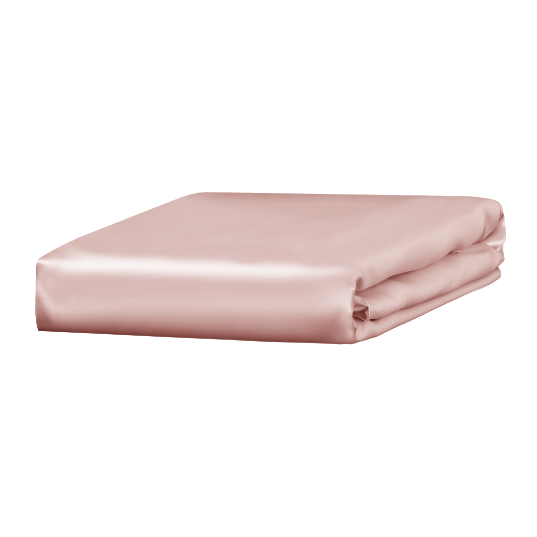 Queen Silk Fitted Bedsheet - Premium Product Image