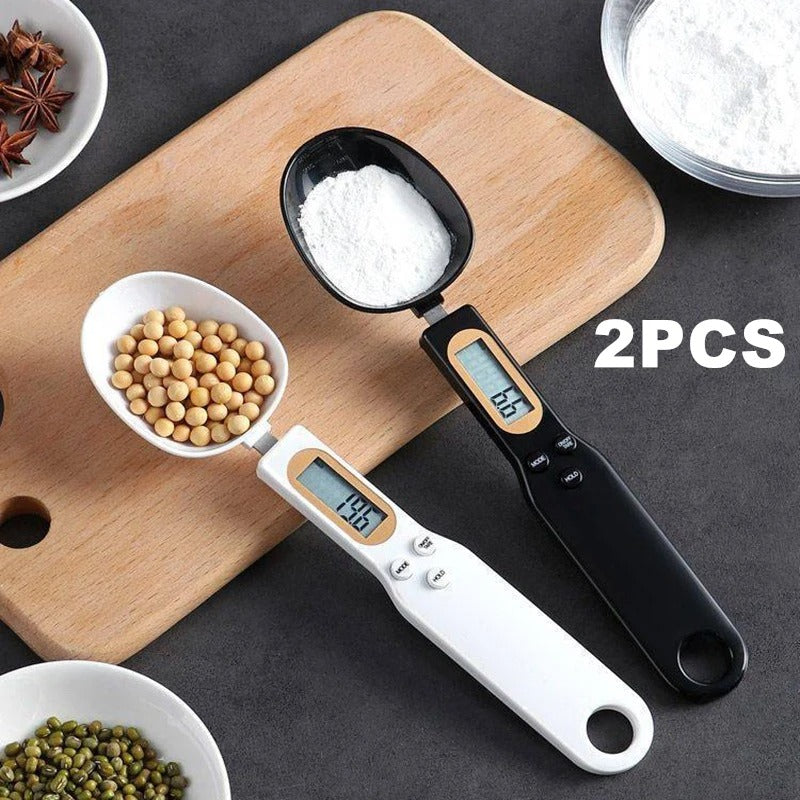 Mini Spoon Scale Digital Kitchen Scale Electronic LCD Food Scale 0.1-500g Cooking Flour Milk Coffee Powder Weight Measure Spoon - Premium Product Image