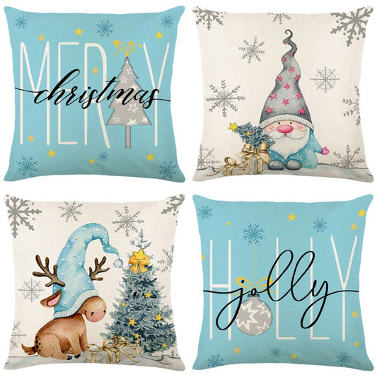 Pillow Cover Christmas Cushion Cover Living Room Sofa Bedroom Pillow - Premium Product Image