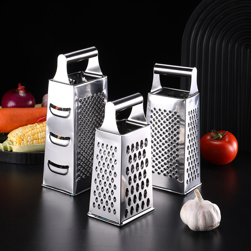 Multifunctional kitchen vegetable cutter radish grater Potato shredder Stainless steel grater for vegetables - Premium Product Image