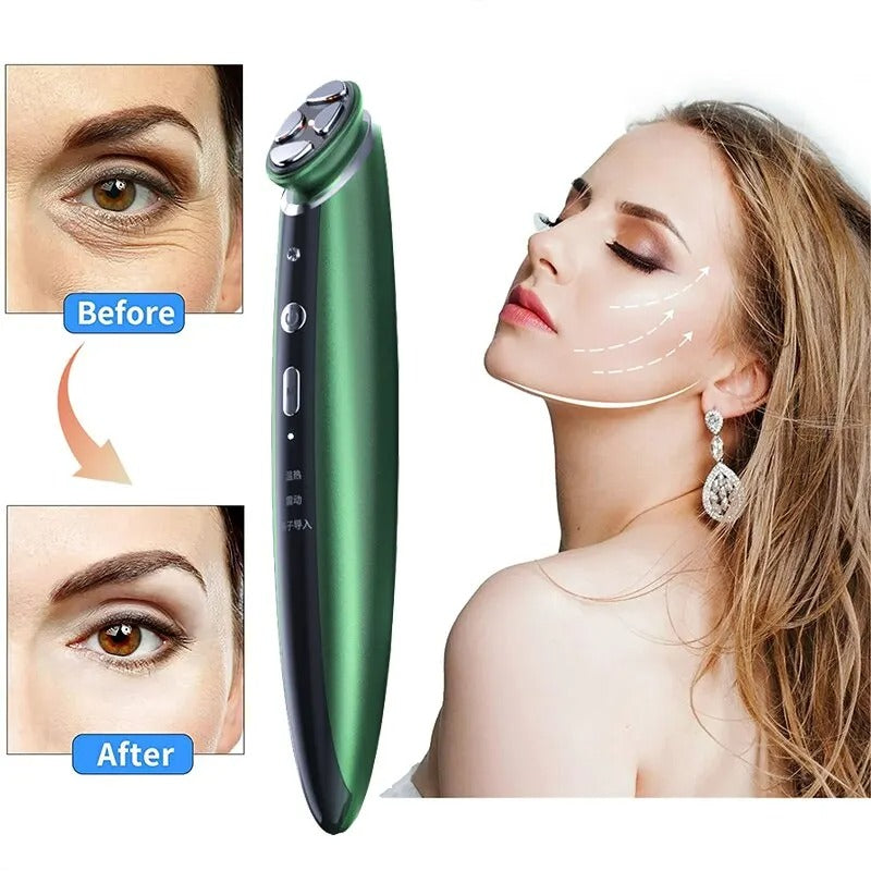 EMS Eye Beauty Massage Machine Import Eye Cream Eye Bags Black Eyes and Lightening Multifunctional Household Skincare Tool - Premium Product Image